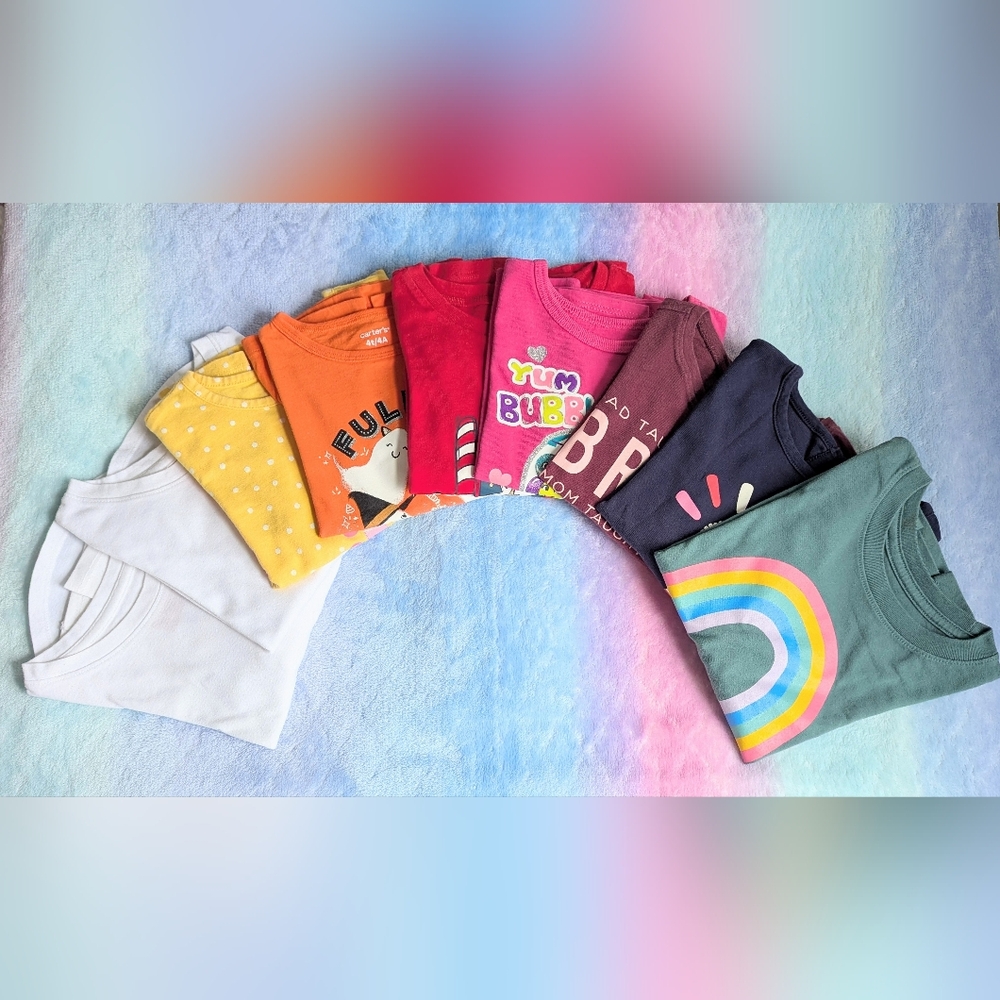 4T Long Sleeve Shirts - lot of 9